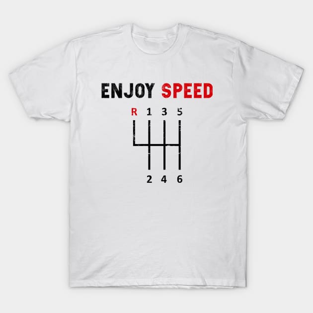 Enjoy Car Speed T-Shirt by GR-ART